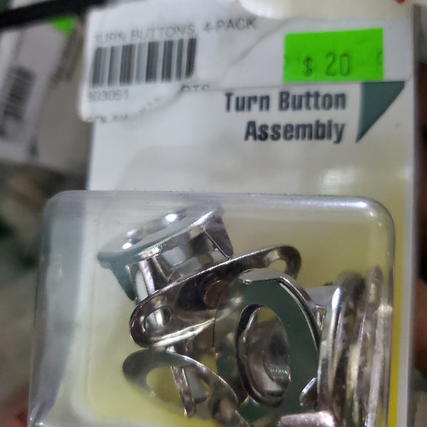 Turn button assembly