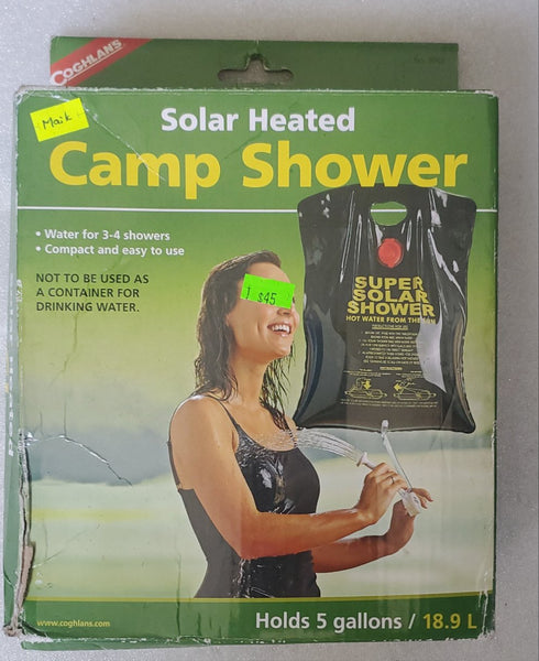 Solar Heated Camp Shower