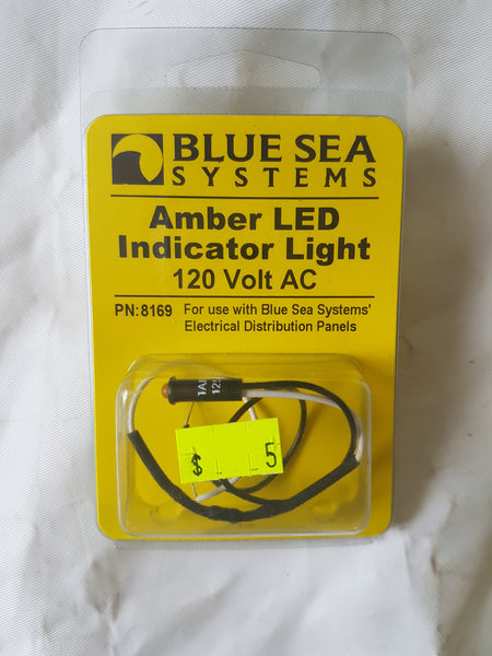 Amber LED Indicator Light 120 Volt AC